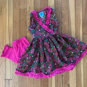 Karma Living 2T Sleeveless Wrap Dress